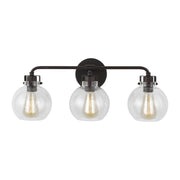 Clara 3-Light Bath Vanity Light in Oil Rubbed Bronze