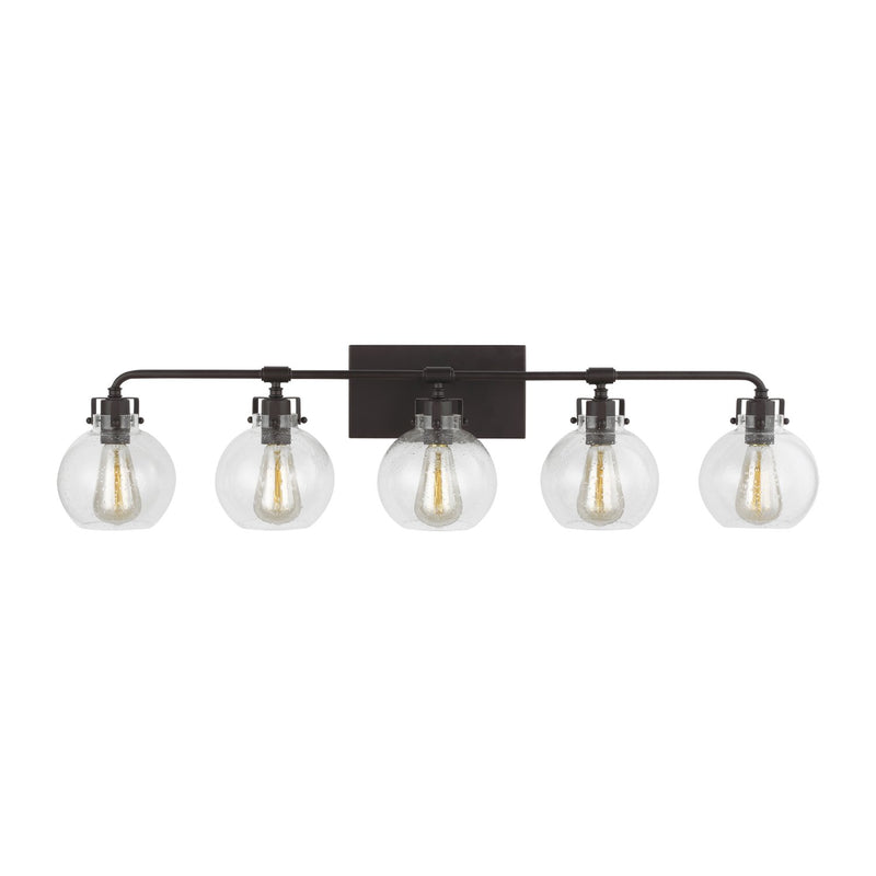 Clara 5-Light Bath Vanity Light in Oil Rubbed Bronze