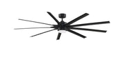 Odyn Custom 84" Outdoor Ceiling Fan with LED Light in Black