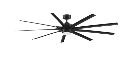 Odyn Custom 84" Outdoor Ceiling Fan with LED Light in Black