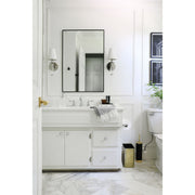 Baxter 1 Light 5" Sconce in Polished Nickel in a room setting