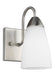 Seville One Light Wall / Bath Sconce in Brushed Nickel