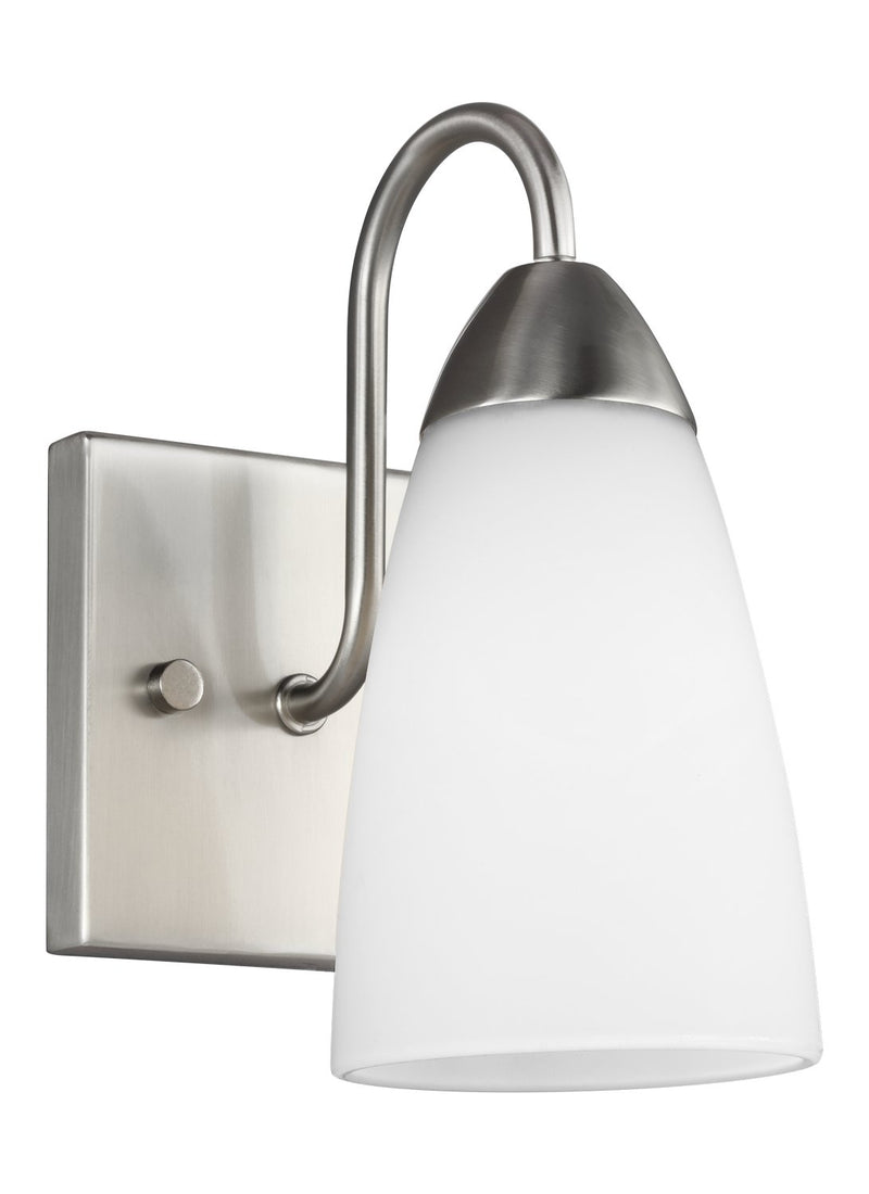 Seville Bath Sconce in Brushed Nickel