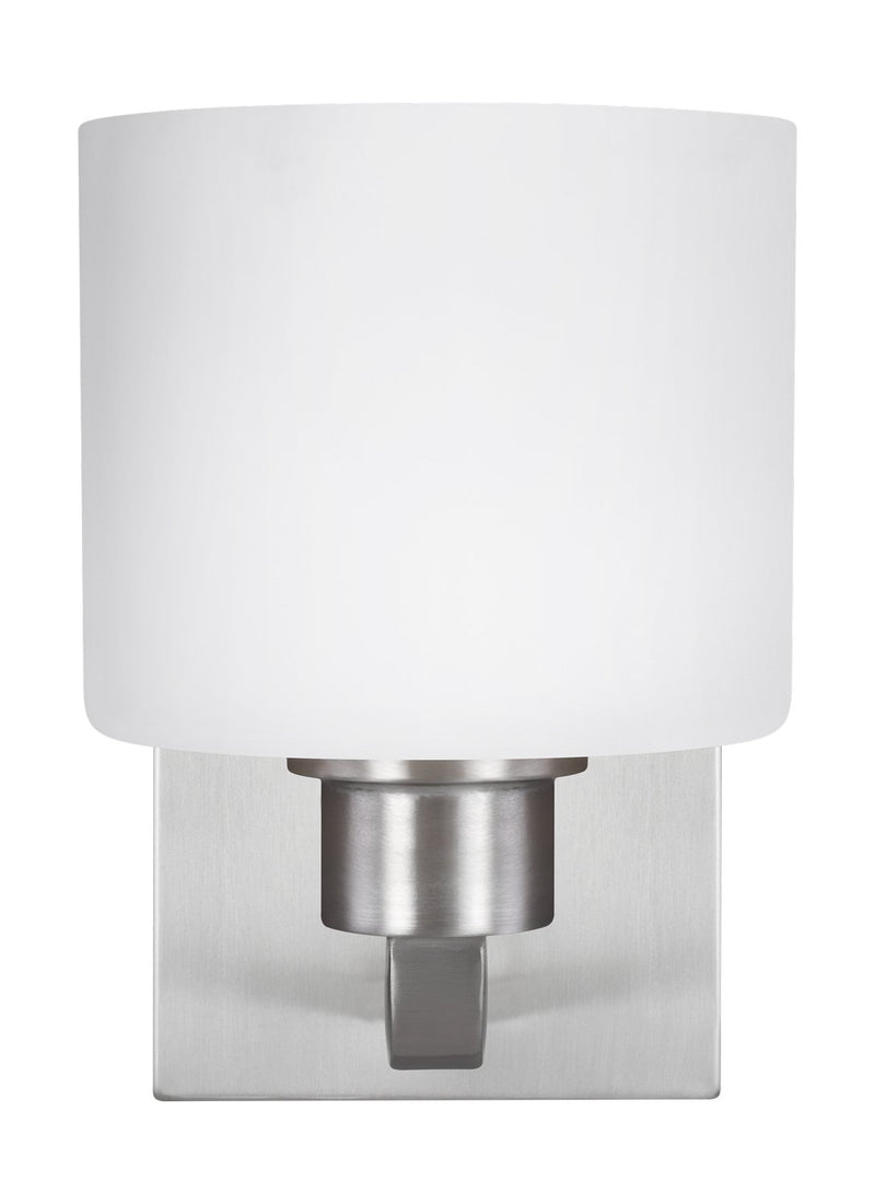 Canfield Bath Sconce in Brushed Nickel