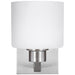 Canfield One Light Wall / Bath Sconce in Brushed Nickel