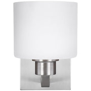 Canfield Bath Sconce in Brushed Nickel