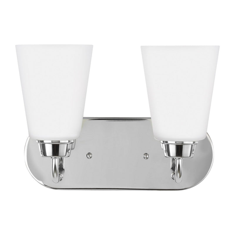 Kerrville 2-Light Bath Vanity Light in Chrome