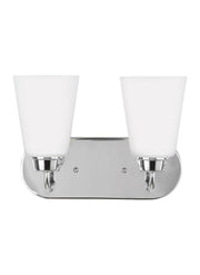 Kerrville 2-Light Bath Vanity Light in Chrome