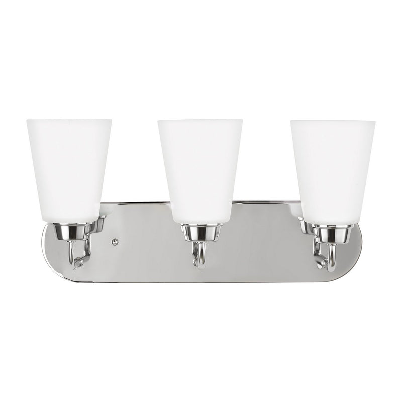 Kerrville 3-Light Bath Vanity Light in Chrome