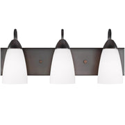 Seville 3-Light Bath Vanity Light in Bronze