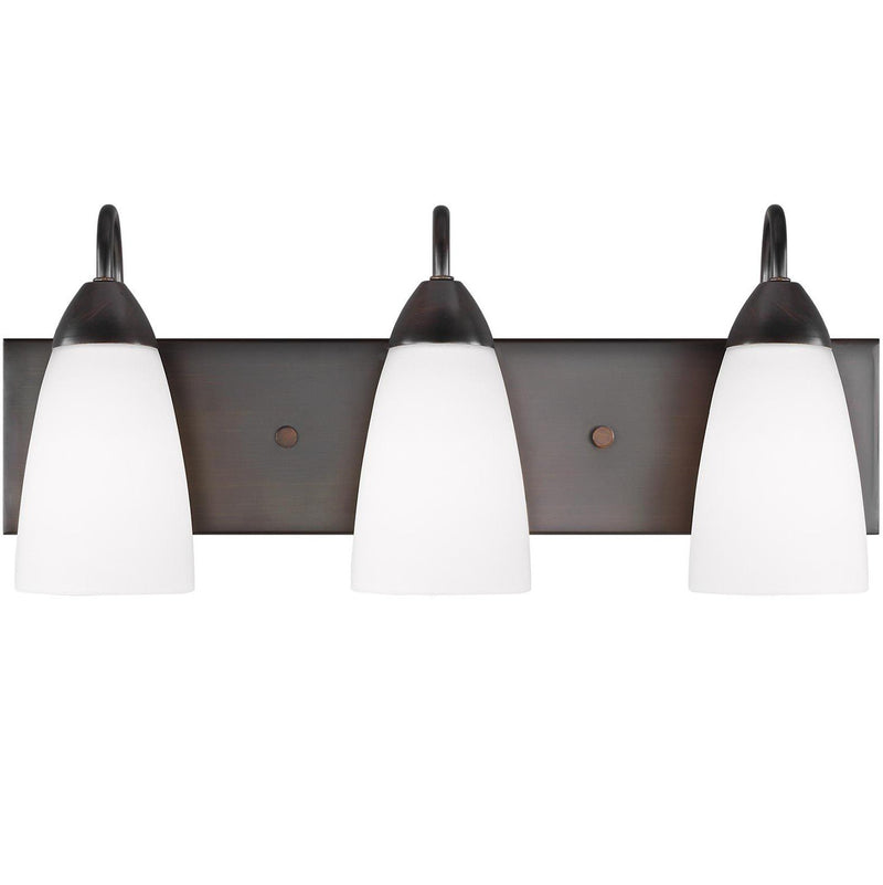 Seville 3-Light Bath Vanity Light in Bronze