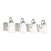 Seville Four Light Wall / Bath in Brushed Nickel