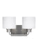 Canfield Two Light Wall / Bath in Brushed Nickel