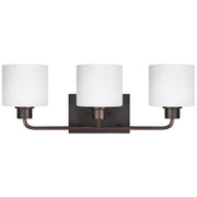 Canfield 3-Light Bath Vanity Light in Bronze