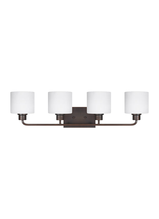 Canfield Four Light Wall / Bath in Bronze