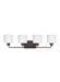 Canfield Four Light Wall / Bath in Bronze