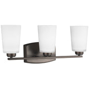 Franport 3-Light Bath Vanity Light in Bronze