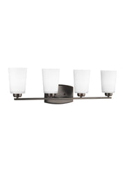 Franport 4-Light Bath Vanity Light in Bronze