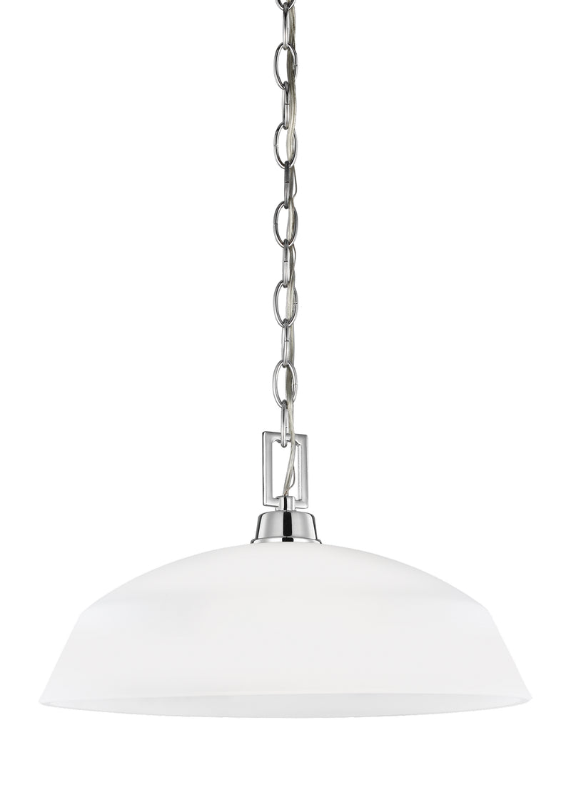 Kerrville One Light Pendant in Chrome