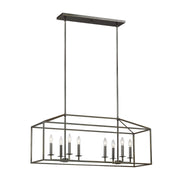 Perryton 8-Light Island Chandelier in Bronze