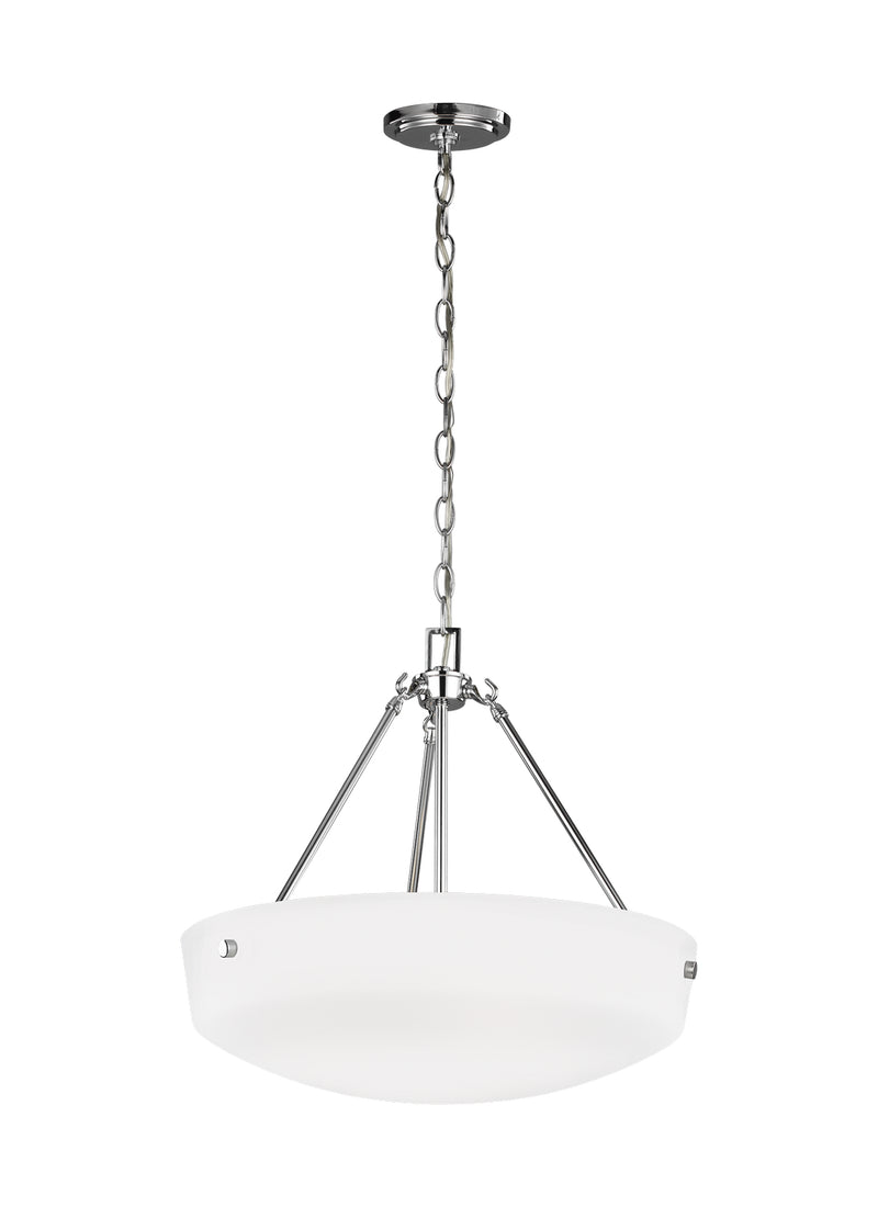 Kerrville Three Light Pendant in Chrome