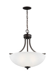 Geary 3-Light Bowl Pendant in Bronze