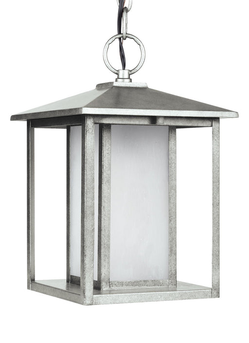 Hunnington LED Outdoor Pendant in Weathered Pewter