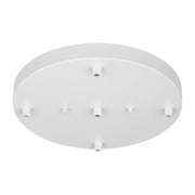 Multi-Port Canopy Five Light Cluster Canopy in White