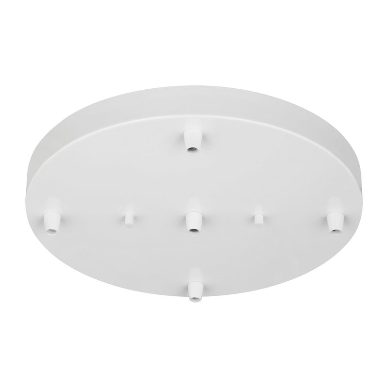 Multi-Port Canopy Five Light Cluster Canopy in White
