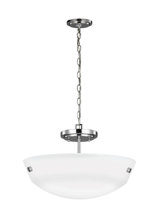 Kerrville 2-Light Convertible Pendant in Chrome
