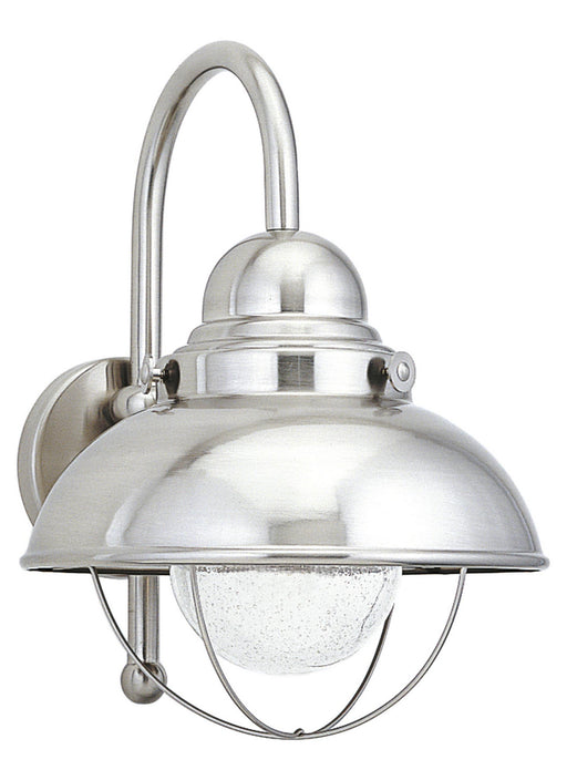 Sebring LED Outdoor Wall Lantern in Brushed Stainless