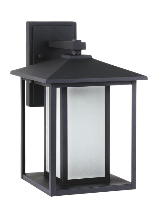 Hunnington LED Outdoor Wall Lantern in Black