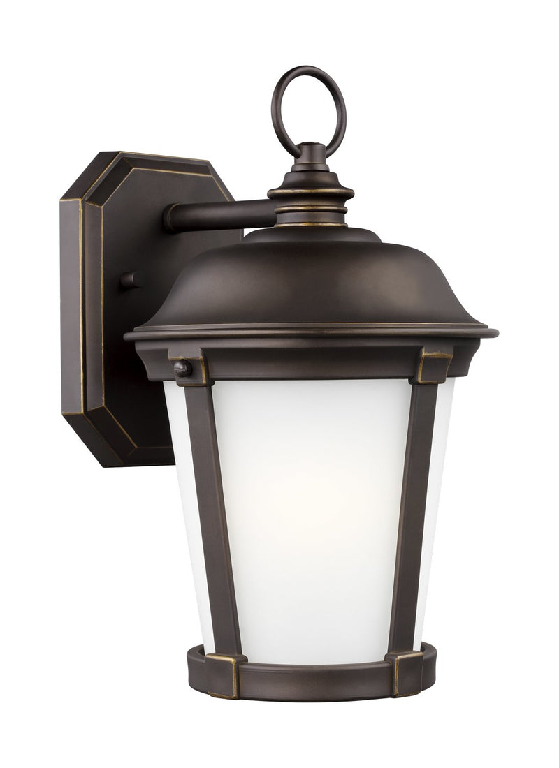 Calder Medium Outdoor Wall Lantern in Antique Bronze