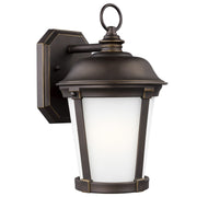 Calder Medium Outdoor Wall Lantern in Antique Bronze