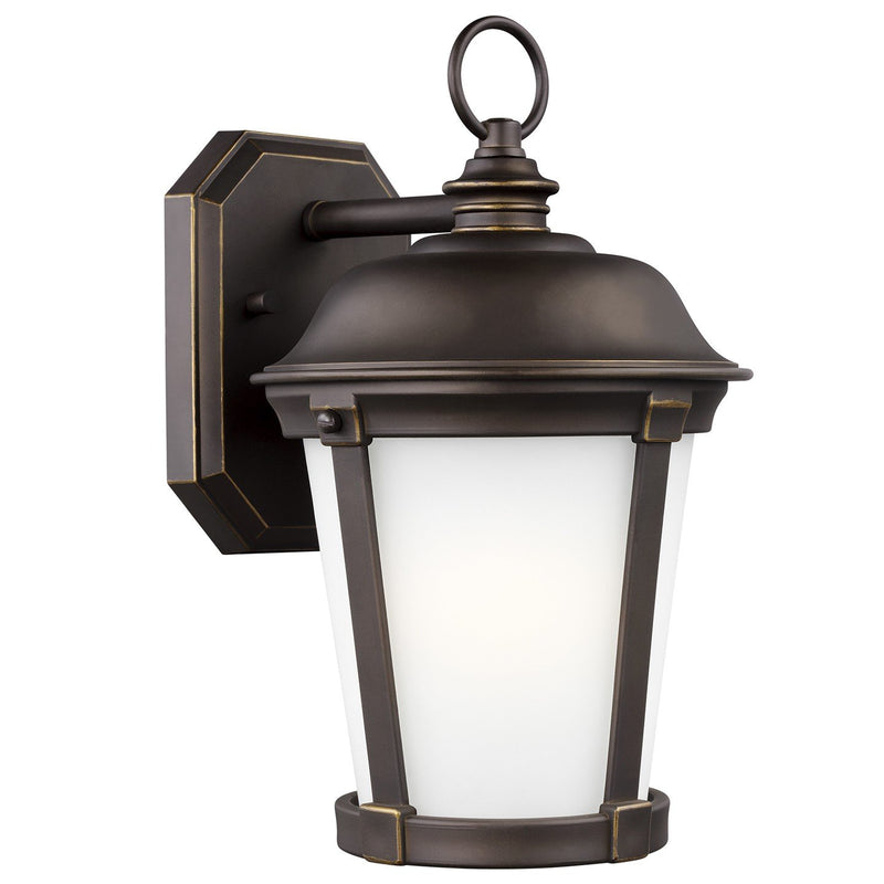 Calder Medium Outdoor Wall Lantern in Antique Bronze