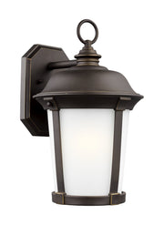 Calder Large Outdoor Wall Lantern in Antique Bronze