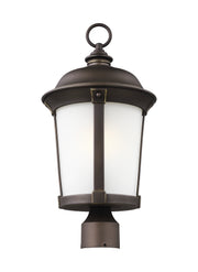 Calder One Light Outdoor Post Lantern in Antique Bronze