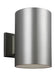Outdoor Cylinders LED Outdoor Wall Lantern in Painted Brushed Nickel