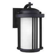 Crowell Small LED Outdoor Wall Lantern in Black