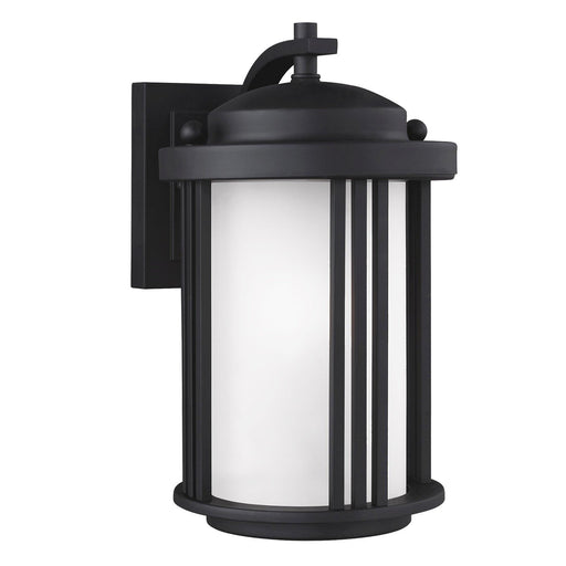 Crowell Small LED Outdoor Wall Lantern in Black