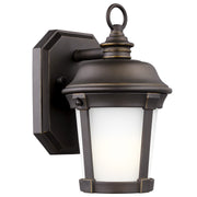 Calder Small Outdoor Wall Lantern in Antique Bronze