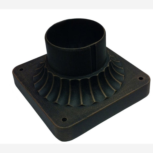 Classico Outdoor Post Light Fitter in Rust