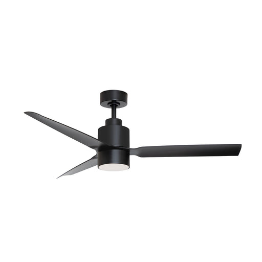 Falcon 52" AC Indoor/Outdoor Ceiling Fan with LED Light Kit in Black