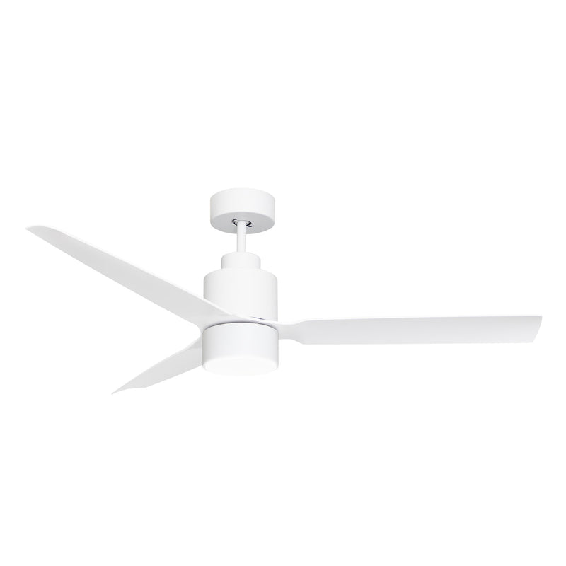 Falcon 52" AC Indoor/Outdoor Ceiling Fan with LED Light Kit in Matte White