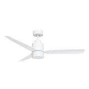 Falcon 52" DC Indoor/Outdoor Ceiling Fan with LED Light Kit in Matte White