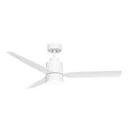 Falcon 52" DC Indoor/Outdoor Ceiling Fan with LED Light Kit in Matte White