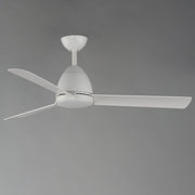 Seaborne 54" Marine Grade Ceiling Fan with LED Light Kit in Matte White