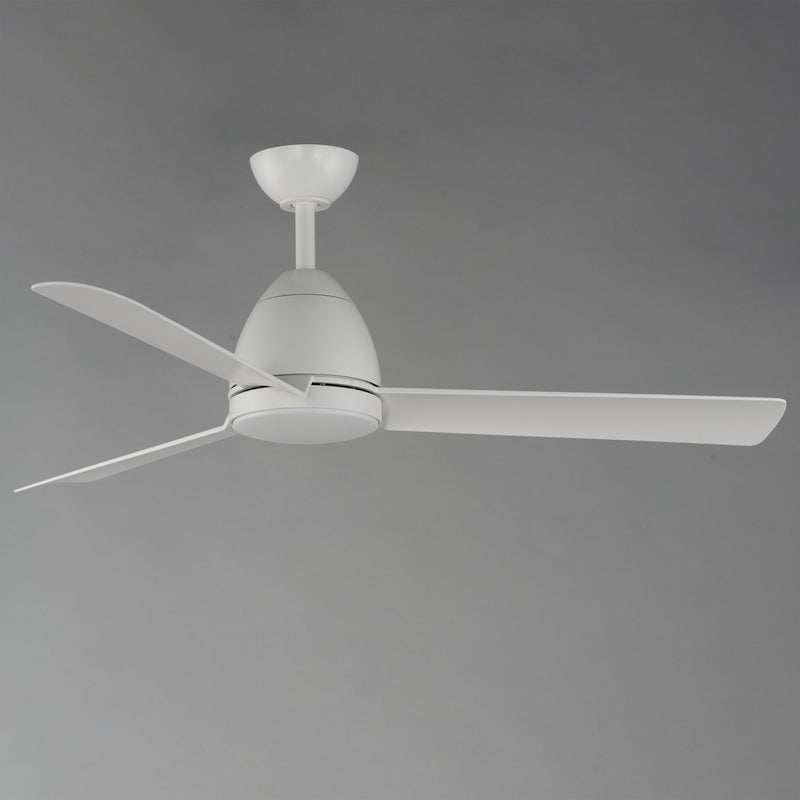 Seaborne 54" Marine Grade Ceiling Fan with LED Light Kit in Matte White