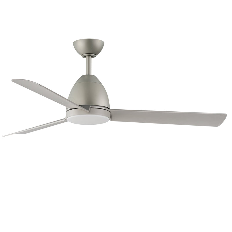 Seaborne 54" Marine Grade Ceiling Fan with LED Light Kit in Satin Nickel
