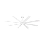 Condor 65" 8-Blade Ceiling Fan in Matte White